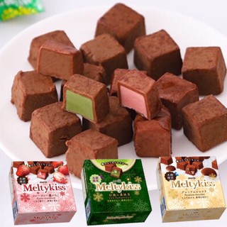 【貓咪姐妹】日本 明治 Meltykiss 可可牛奶巧克力 草莓巧克力 抹茶巧克力 冬吻巧克力夾餡巧克力