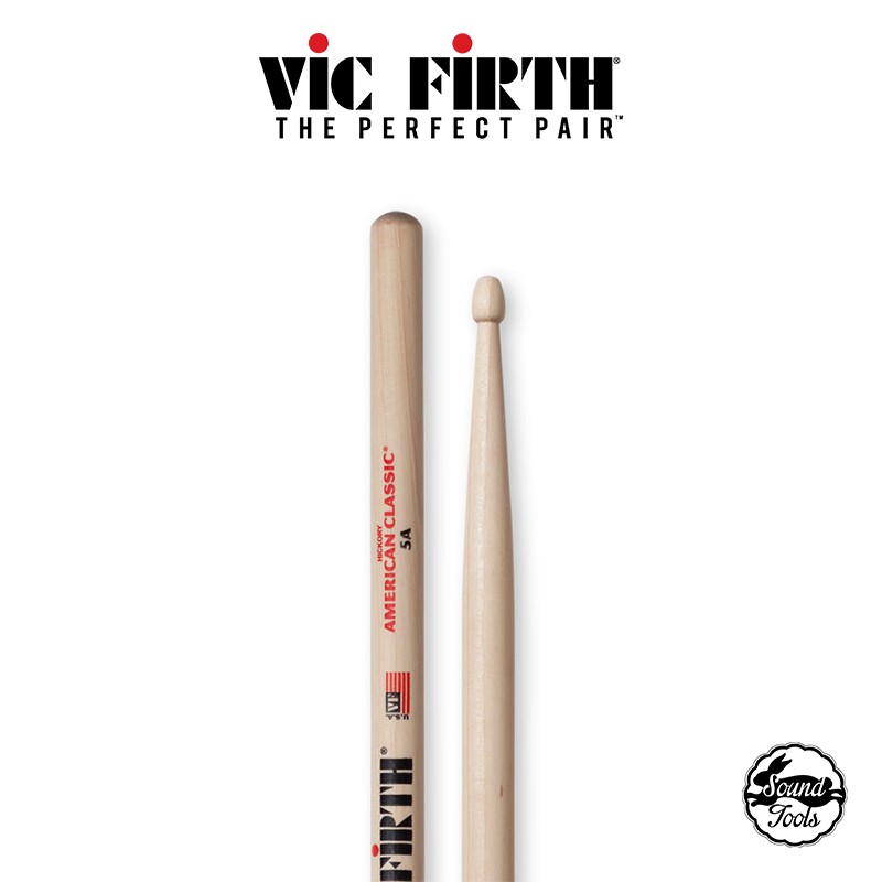 Vic Firth 5A鼓棒 American Classic 5A 現貨四色可選 原木/黑/白/紛紅【桑兔】