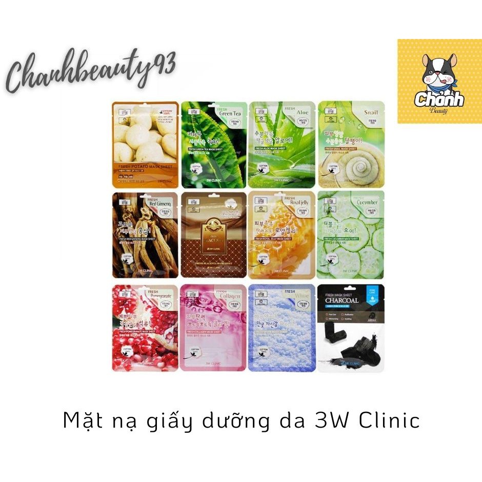 3w Clinic - 護膚紙面膜