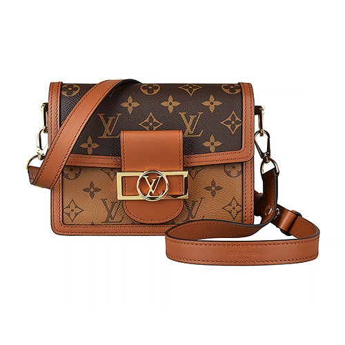 NEW LOUIS VUITTON MINI DAUPHINE M HANDBAG44580 MONOGRAM HAND BAG CANVAS  Brown Cloth ref.920814 - Joli Closet