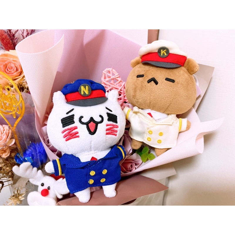 igarashi yuri/Love mode 正版 貓貓熊熊 日本車站限定 站長系列 吊飾娃娃
