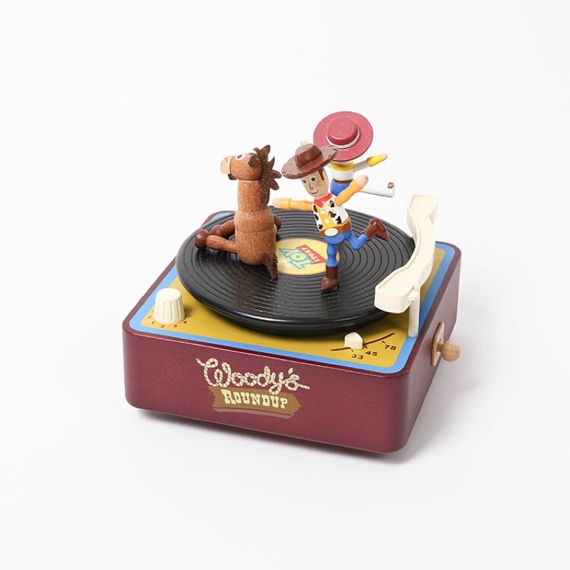 【玩具總動員】胡迪留聲機．多旋轉音樂盒．音樂鈴·迪士尼Disney 胡迪