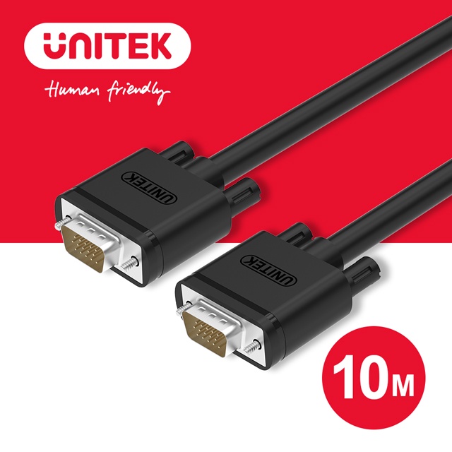 UNITEK VGA高畫質傳輸線 公對公 10M(Y-C506G)