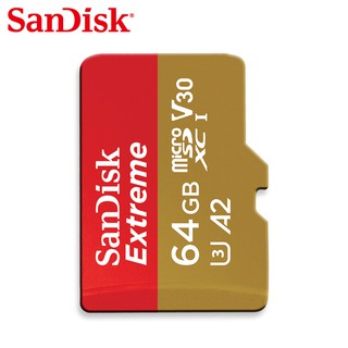 SanDisk Extreme 64GB microSDXC UHS-I 記憶卡 小卡 支援 4K Full HD