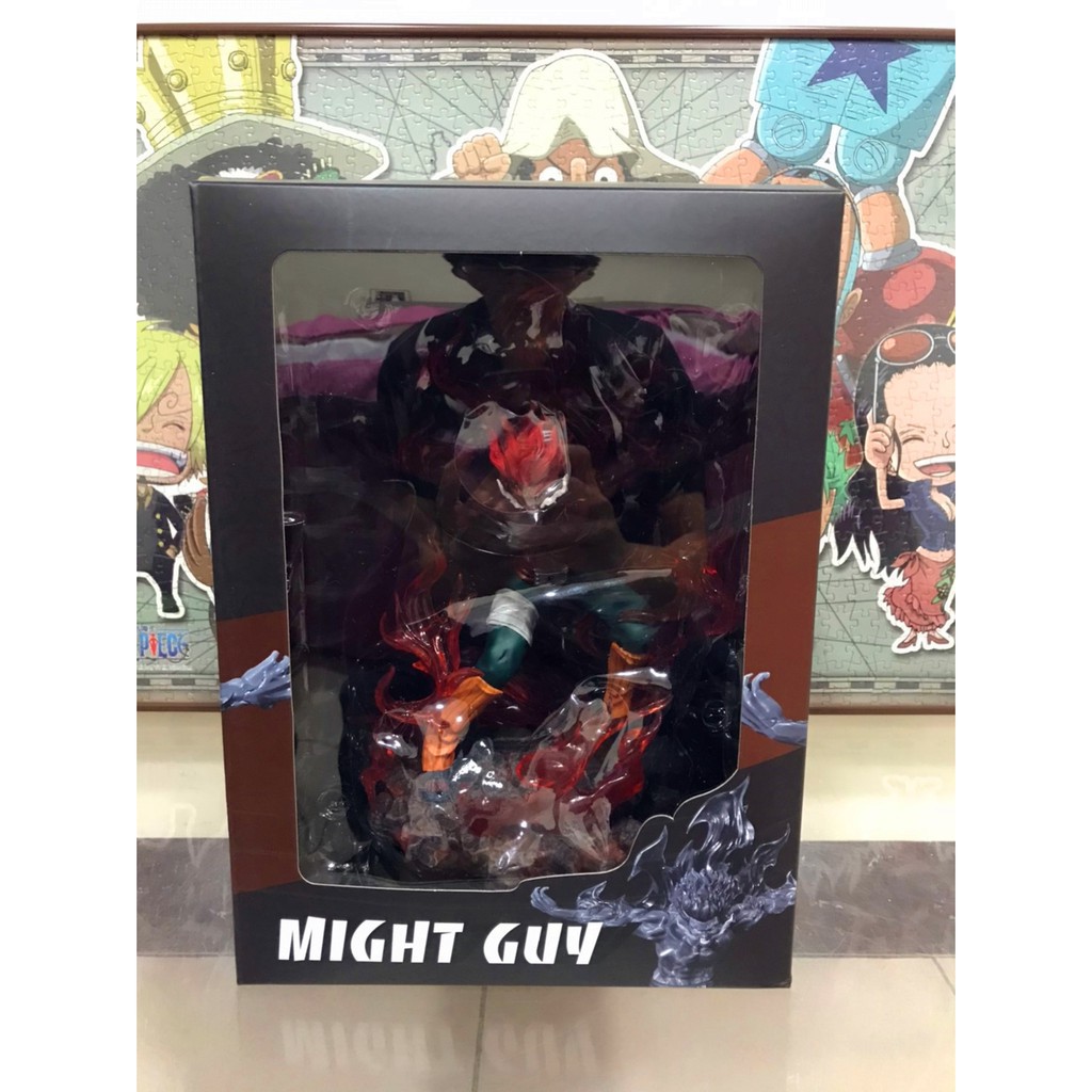 眼睛可發光 現貨 Gk 火影忍者疾風傳夜凱八門遁甲邁特凱死門上忍最終奧義戰鬥型態 蝦皮購物