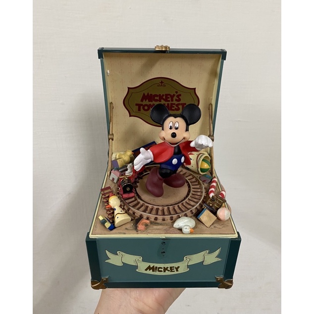早期 絕版 日本 迪士尼 米奇 米老鼠 造型音樂盒 音樂鈴