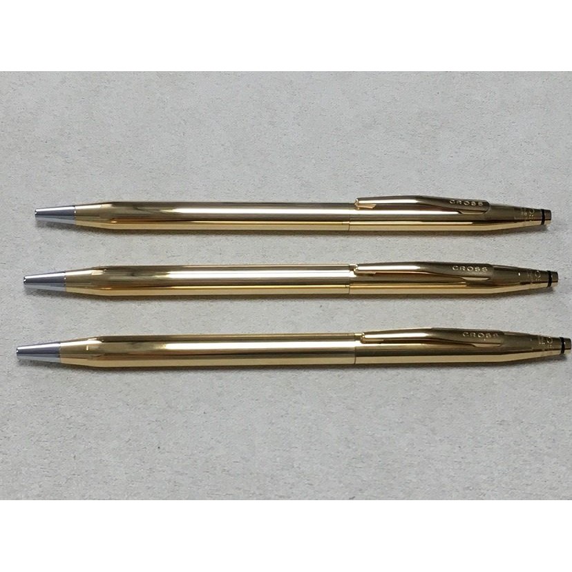絕版逸品 Cross Century 高仕經典世紀系列18k包金原子筆 2802 0 7mm自動鉛筆 280305 蝦皮購物