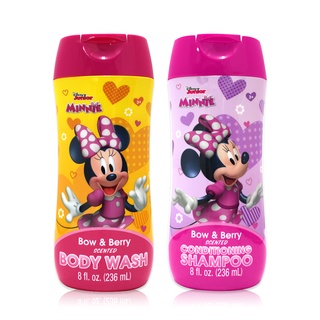 Disney Minnie卡通兒童雙效洗髮精/沐浴乳 236ml/8oz