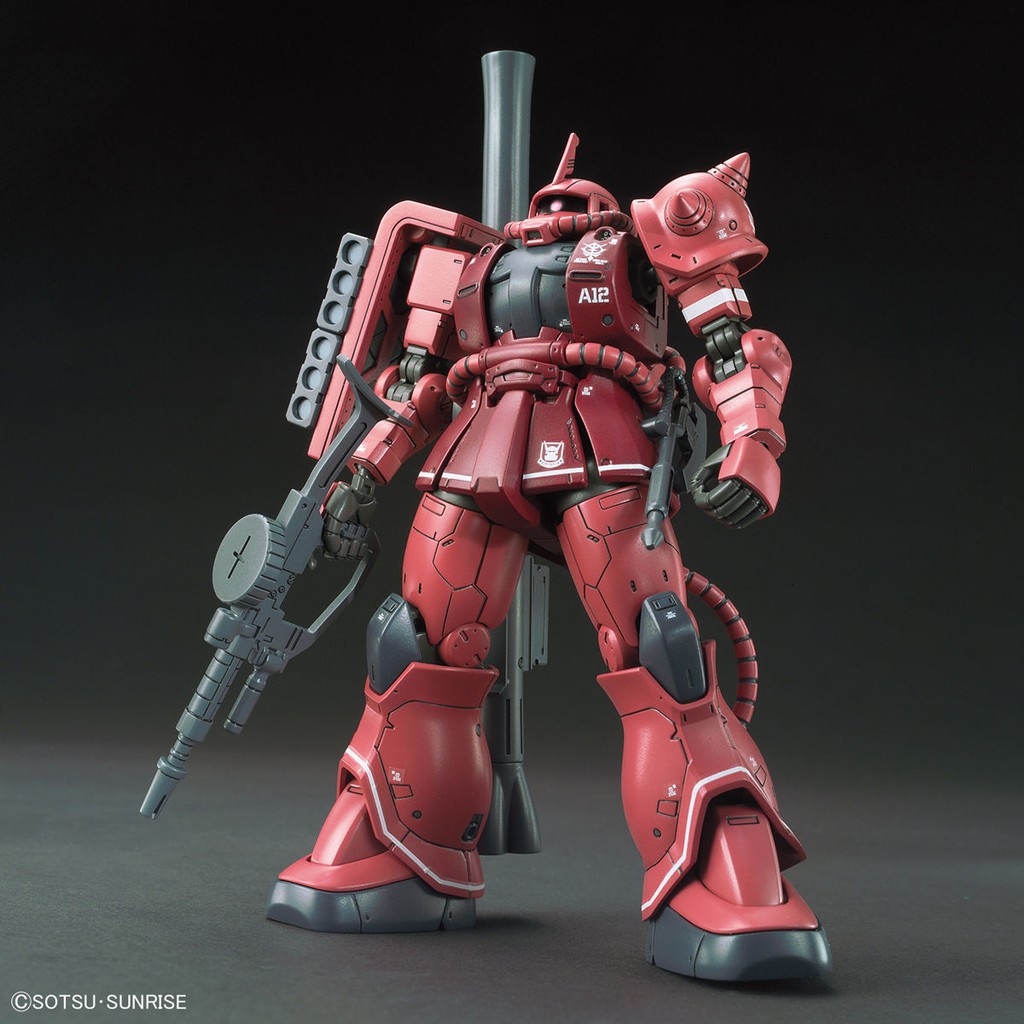弘德模型 Hg Gto 024 1 144 夏亞專用薩克2 紅色彗星ver Ms 06s Zaku 蝦皮購物