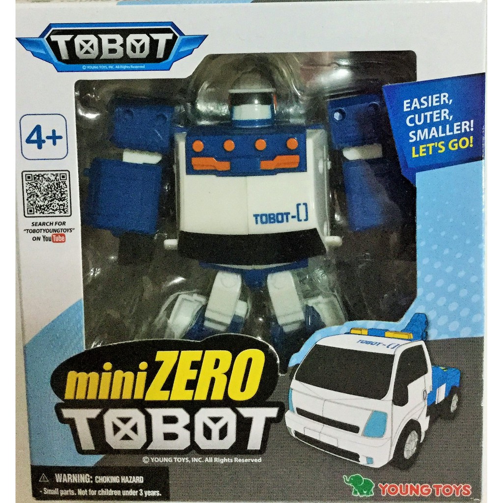 現貨 正版【YOUNG TOYS】 TOBOT 機器戰士 迷你 ZERO 變型機器人(外盒不優美)