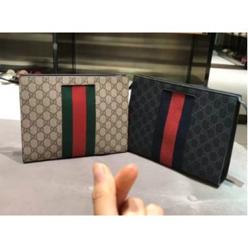 gucci supreme web pouch