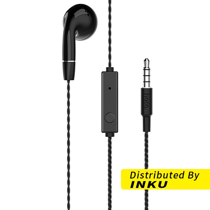 Hoco M61 佳音單耳帶麥耳機 重低音通用手機入耳式線控單耳麥 AUX 3.5mm 1.2m