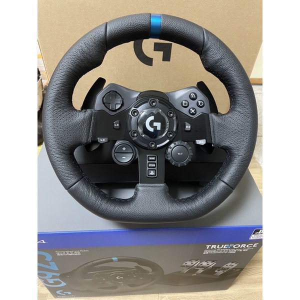 羅技G923二手9.9新模擬賽車方向盤與踏板