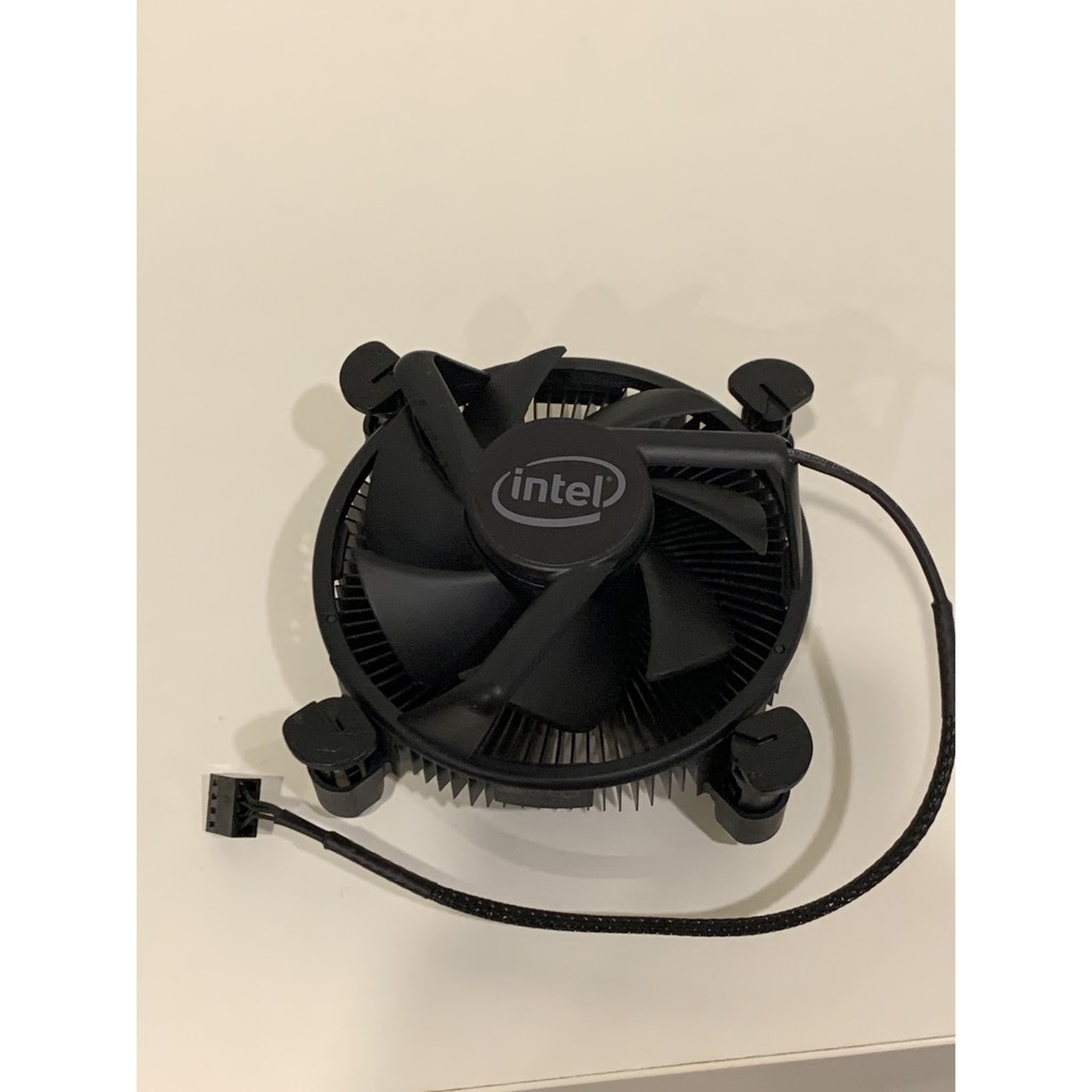 【9成新，僅用一次】Intel CPU原廠風扇 銅底散熱器 全新 10代新款 黑色