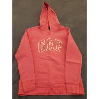 二手女生長袖GAP連帽上衣 桃紅色
