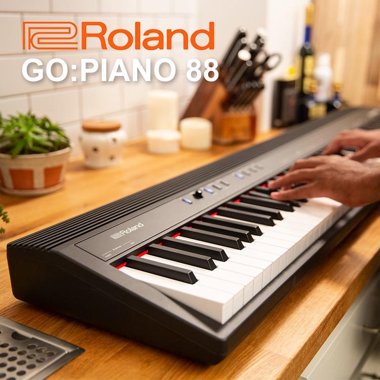 小叮噹的店-Roland 樂蘭 GO:PIANO GO-88P 88鍵 輕便型電鋼琴 可攜式電鋼琴
