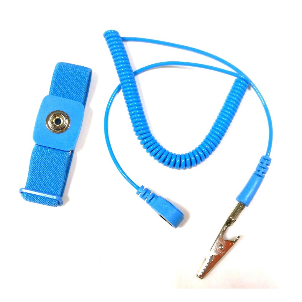 BHO 水藍日型環可調式防靜電腕帶 BW-103 / 靜電腕帶 接地手環 產線 流線 維修 作業員 工作室