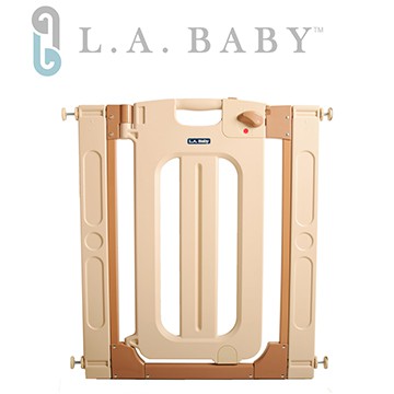美國 L.A. Baby 雙向自動上鎖安全圍欄/門欄/圍欄/柵欄 [二手]