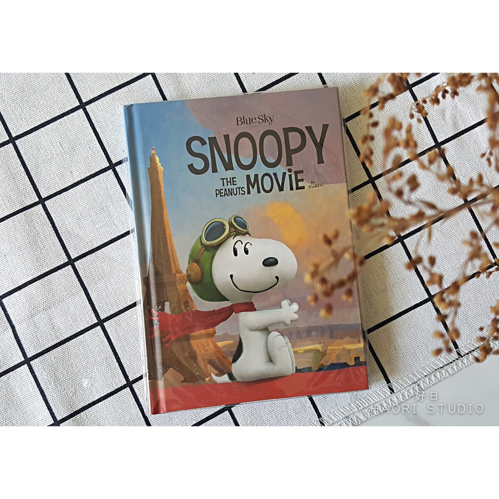 [電影限定款] Snoopy 史努比 超質感硬殼筆記本 記事本 手札 手帳 notebook 威秀 ▨好日．HAORI▨