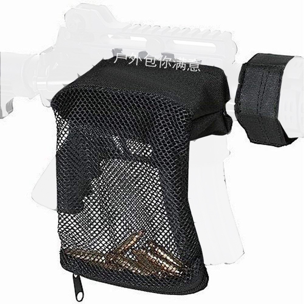 軍迷軍迷軟彈槍子彈收集袋AR15拋殼回收袋噴子玩具彈殼收納包網袋掛包
