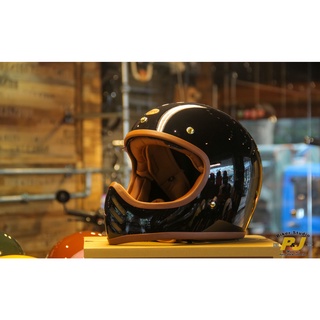 P&J 松山店 免運費 分期0利率 優惠中 EVO 內墨鏡 山車帽 咖啡皮革 復古帽 山車 復古 安全帽 鋼琴黑