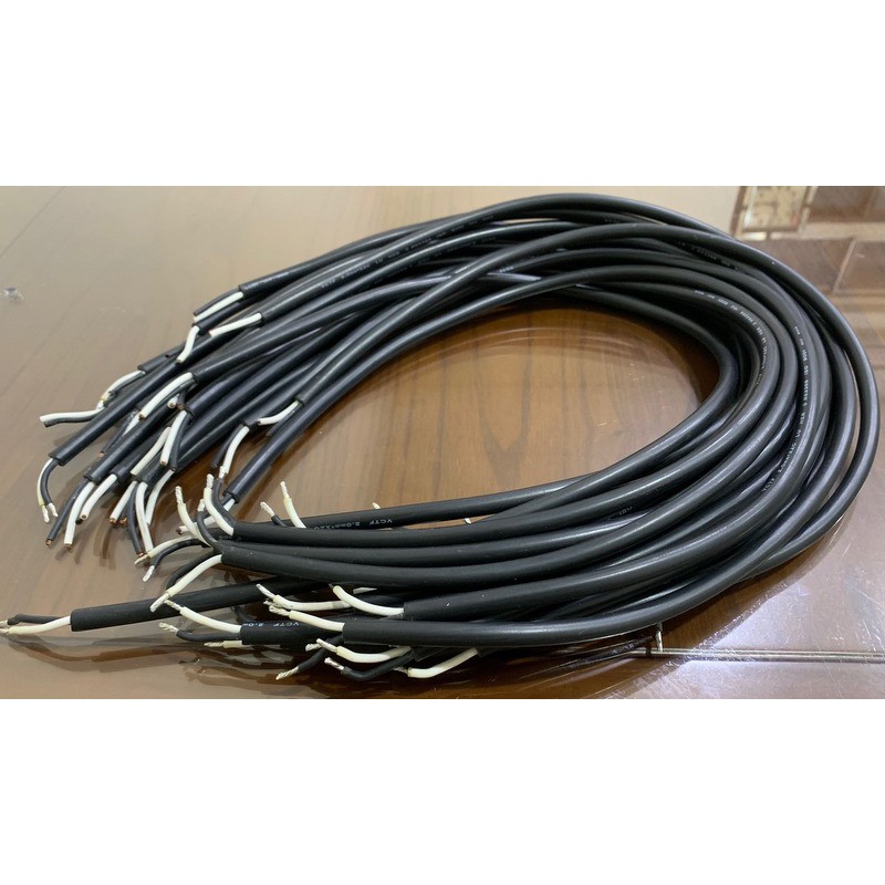 電源線2.0mm² x 2C PVC控制電纜線\PVC雙層絕緣圓線