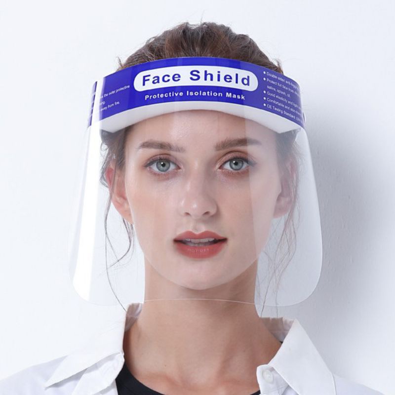 【台灣現貨】Face Shield 防護面罩 透明防霧面罩 防疫 全臉防護 防油濺