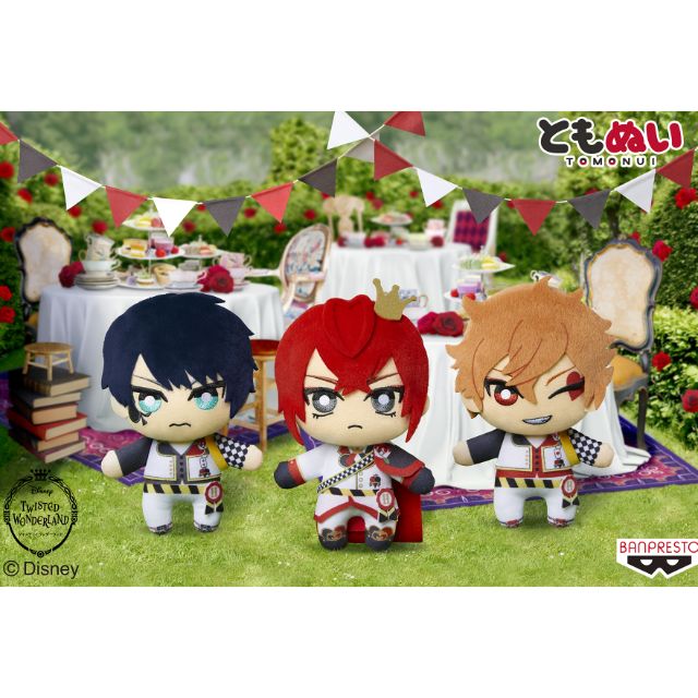 迪扭 迪士尼 扭曲仙境 寮服 景品 娃娃 Ace Deuce 紅心寮 ツイステ Namco ともぬい 玩偶 扭曲樂園