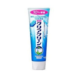花王 Kao CLEAR CLEAN 牙膏 143g 花王顆粒牙膏 細微顆粒 潔牙 清潔齒垢 預防蛀牙 增量版