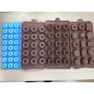 【青山手作材料】矽膠模 迷你甜甜圈矽膠模具 巧克力矽膠模