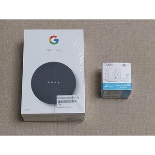 Google Nest Mini第二代智慧音箱+Wi-fi智慧插座