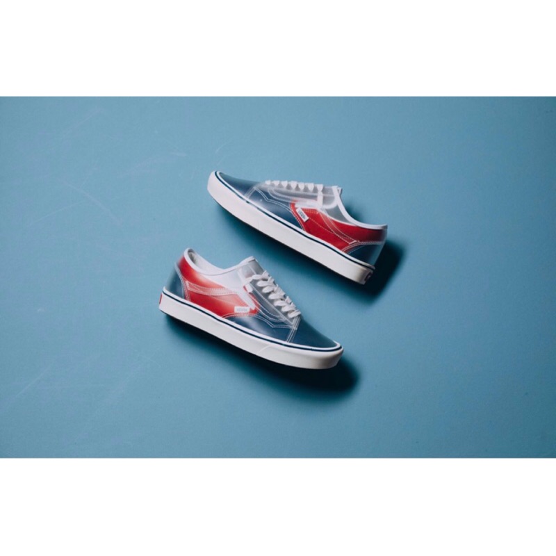 全新Vans ComfyCush Slip-Skool 藍紅撞色