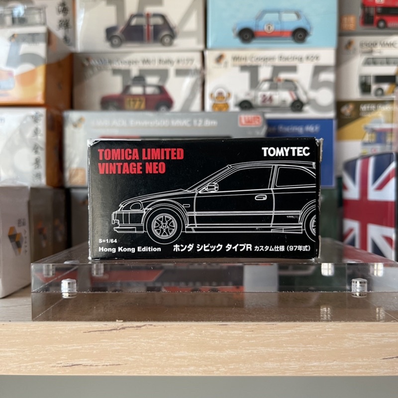 【模幻力量】現貨 Tomytec TLV-Civic Type R Custom 97年式 (白) 1/64 合金車