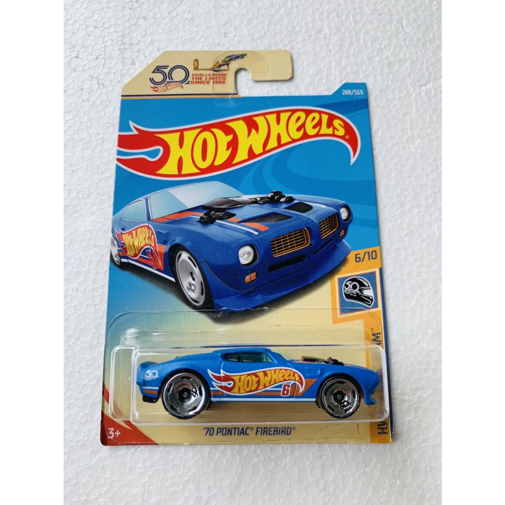 HOT WHEELS Hotwheels 風火輪 70 PONTIAC FIREBIRD 藍色 HW 50 RACE T