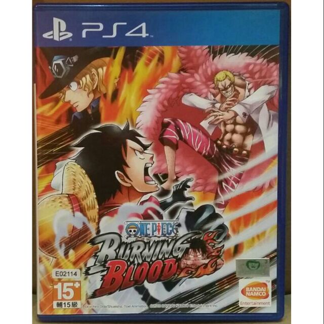 全新！PS5可玩 PS4遊戲片 4檔魯夫 海賊王烈血 中文版 PS4海賊王 航海王海賊王BB Burning Blood