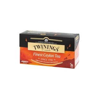 英國唐寧茶 TWININGS-極品錫蘭茶包 FINEST CEYLON TEA 2g*25入/盒-【良鎂咖啡精品館】