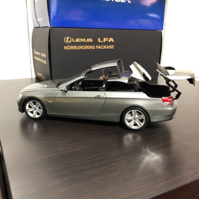 1:18 模型車 Kyosho BMW 335 沒盒子 硬頂敞篷（AUTOart