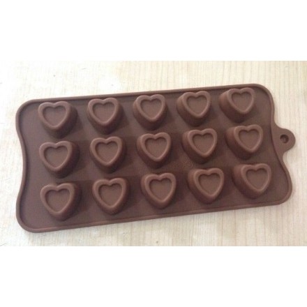15孔 愛心 心形 巧克力模具 果凍 布丁模具 巧克力模 愛心模 香磚 巧克力 專用