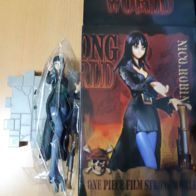 娃娃機 戰利品 港版 航海王 黑衣 尼可羅賓 羅賓 岩石 STRONG WORLD NAMI 模型 玩具  擺件