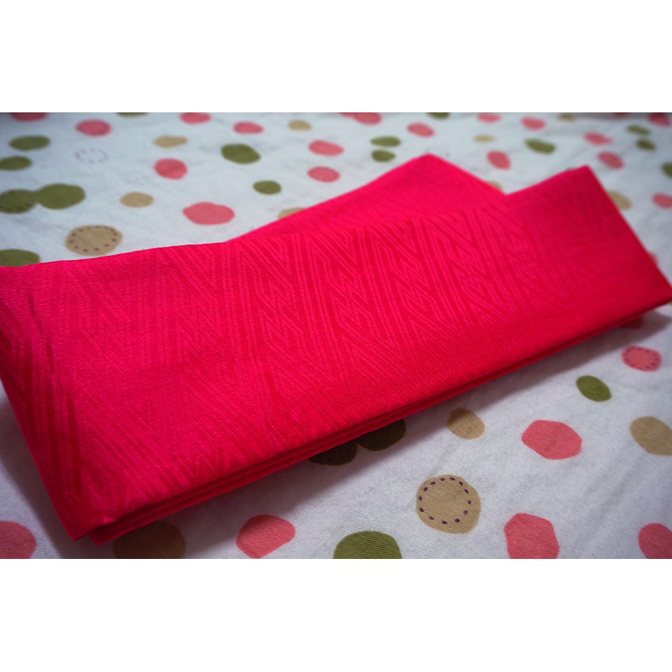 0 全新 日本正統重襟 伊達襟 日本連線華麗桃紅水波浮水印重襟伊達襟 蝦皮購物