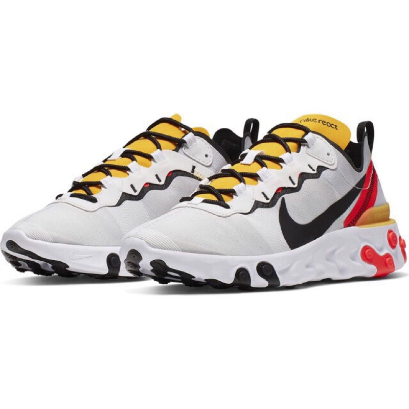 nike react element 55 yellow