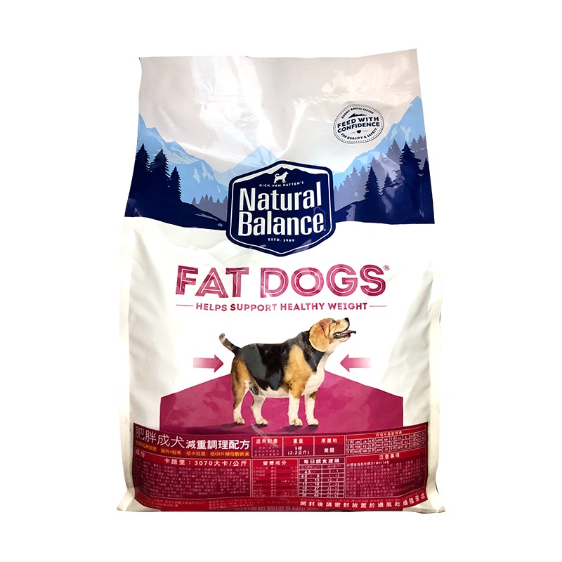 Natural Balance  NB-肥胖成犬調理配方【4磅)】WDJ推薦優等飼料 肥胖犬