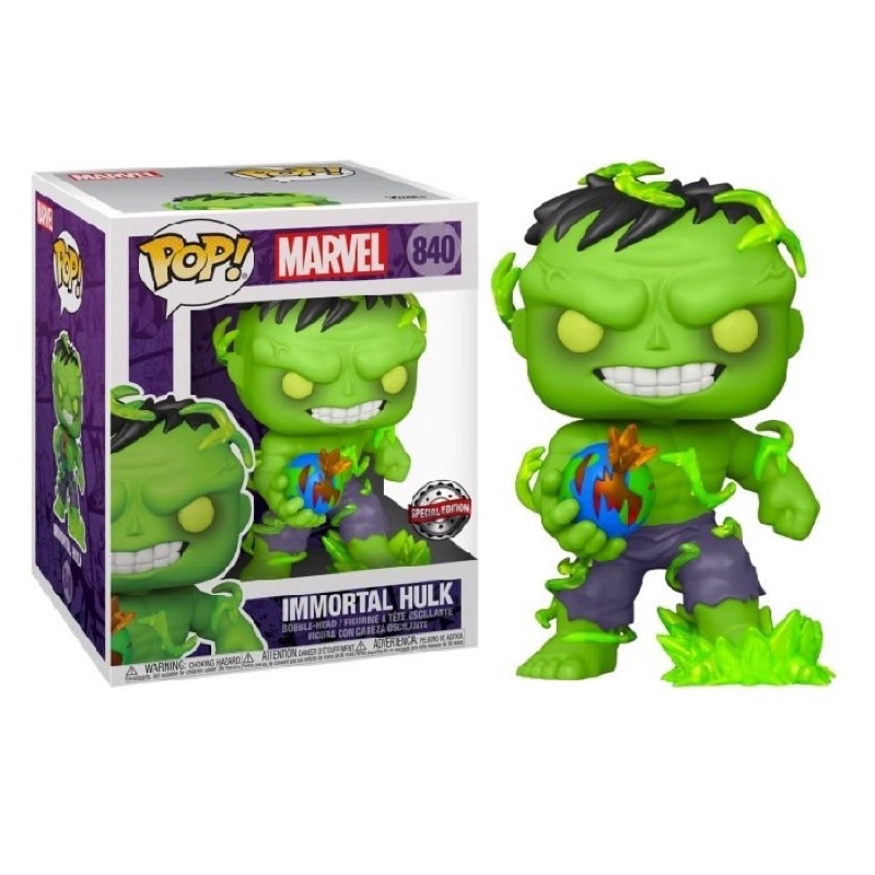 FUNKO POP 840 漫威 6吋 不朽浩克 Marvel Immortal Hulk 公仔 代理版