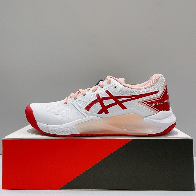 ASICS  GEL-CHALLENGER 13 女生 白色 緩衝 穩定 包覆 運動 網球鞋 1042A164-103