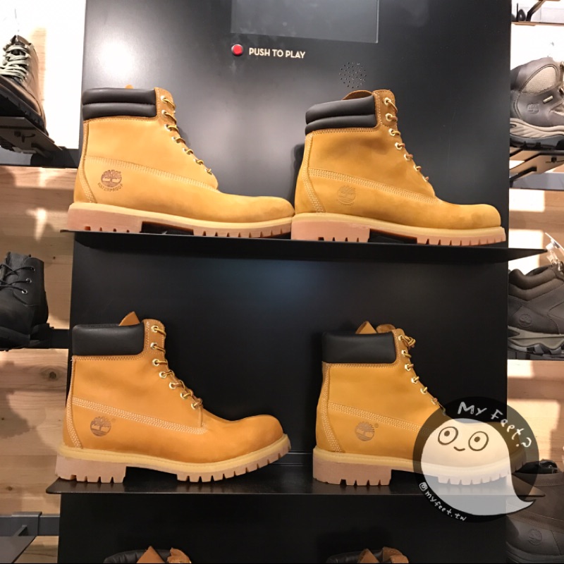 👻現貨🇺🇸 timberland 經典黃款 防水 踢不爛 經典黃靴 靴子 小麥色 短靴 休閒靴 鞋子 孔 美國代購