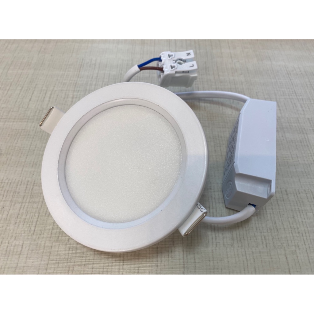 LED 5W 7.5cm 崁燈/霧面柔光罩 CNS證號:R45145 白光/黃光/自然光 全電壓 保固一年