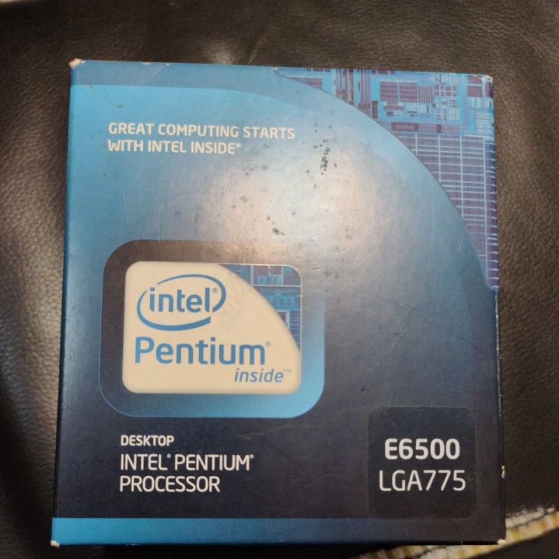 老物收藏 全新未拆封 Intel Pentium E6500 LGA775&amp;（另售）筆電拆機Pentium M