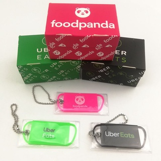 foodpanda 熊貓 Uber Eats 小口罩鑰匙圈 含盒子 台灣現貨24H內寄出