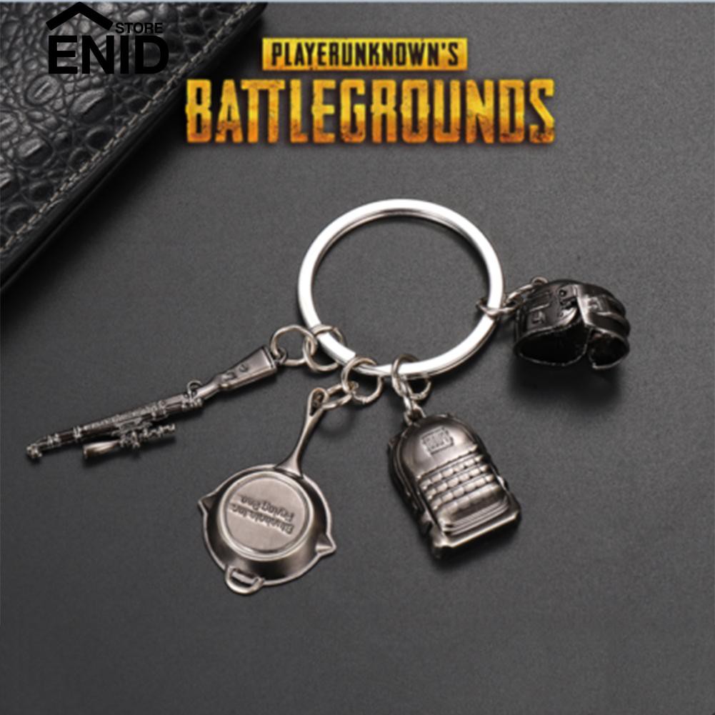 新品 Pubg吃鸡周边钥匙扣挂件绝地求生经典迷你装备套装精工金属挂件 时尚 蝦皮購物