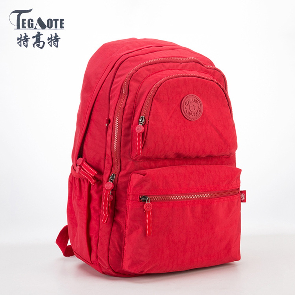 Tegaote 2022 女式背包少女品牌尼龍背包 Mochila Feminina 女式行李袋旅行包書包女包